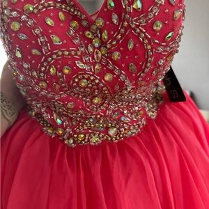 Elegant Corral Beaded junior Dress